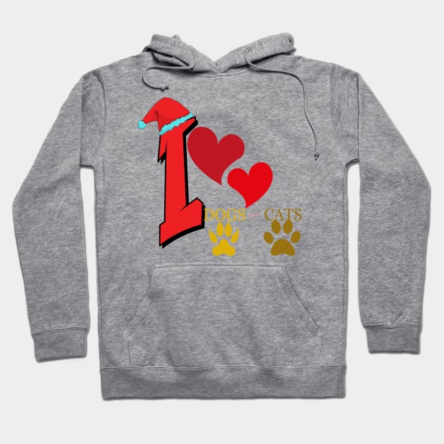 I like dogs and cats Hoodie by s-ch10